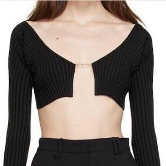 jacquemus la maille pralu cropped cardigan - Picture 3 of 3